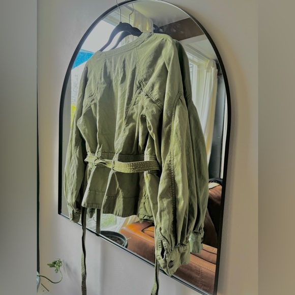 ANTHROPOLOGIE | Belted utility jacket | size small - Picture 6 of 11